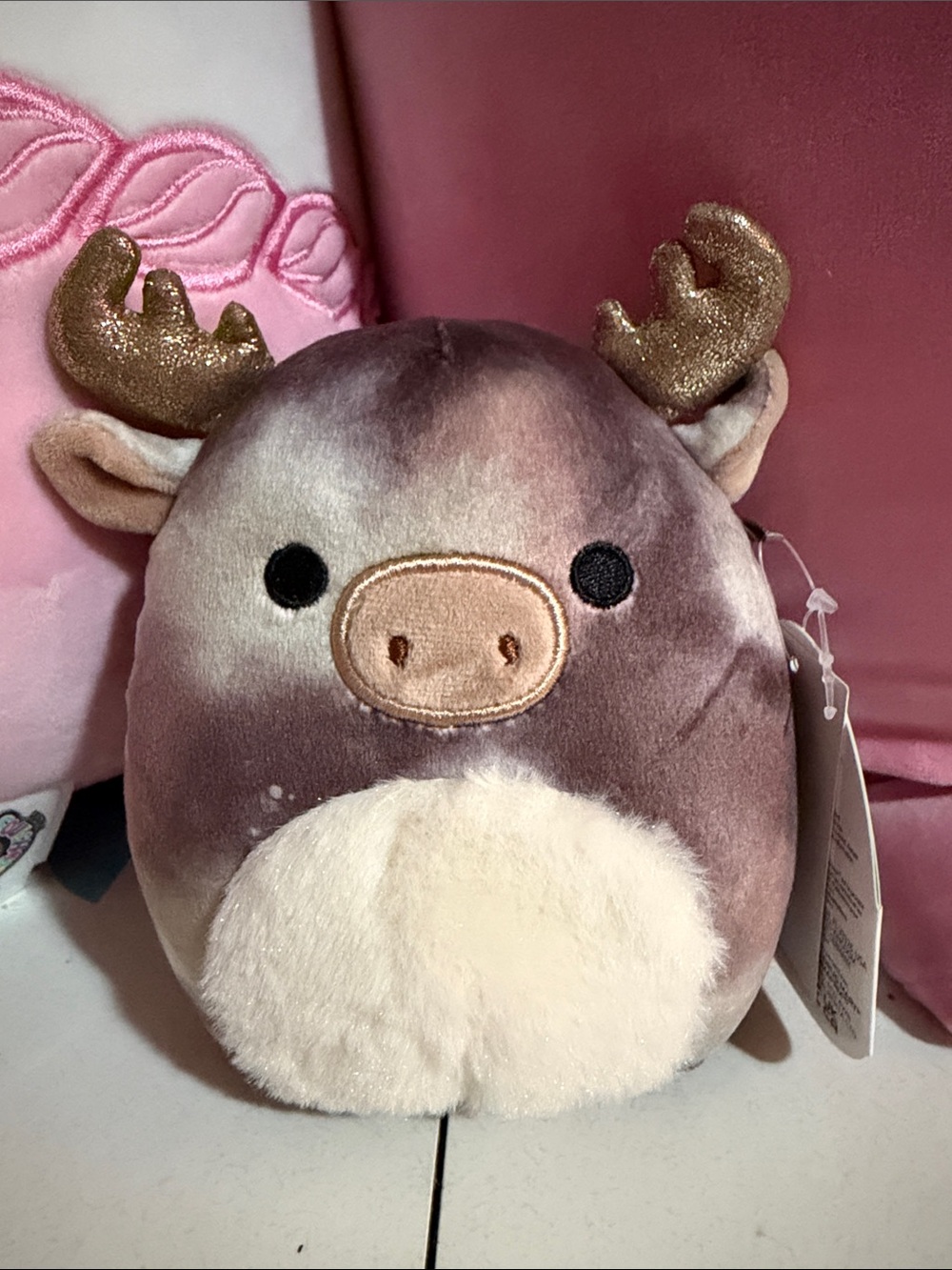 Kellytoy Squishmallows Greggor the Moose 5โ NWT
